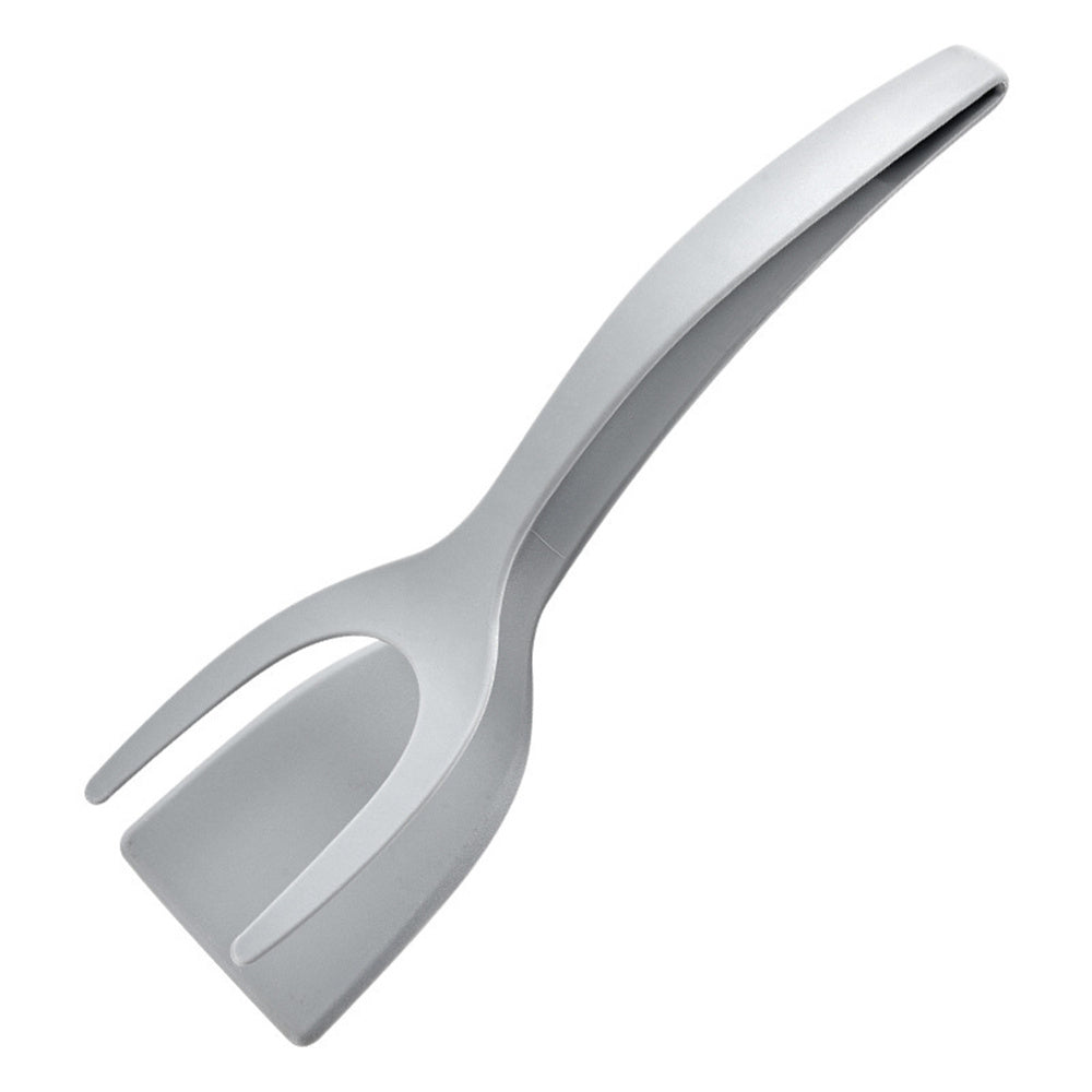 Pinzas 2 en 1 para sujetar y voltear huevos, pinzas para espátula, pinzas para panqueques, huevo frito, tostadas francesas, tortilla, accesorios de cocina invertidos