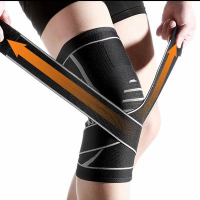 Kyomipedics Professional Knee Sleeve Knee Brace Knee Support Knee Pain Relief Workout Arthritis Joint Recovery Running Gym Men and Women-Medium