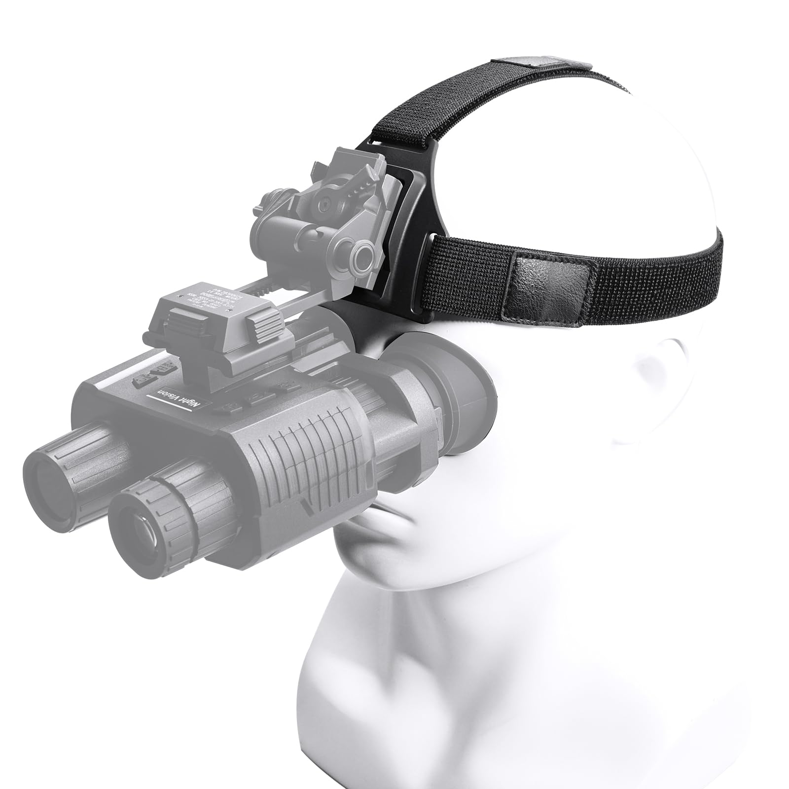 BINOCK Casco de caza al aire libre Accesorios de visión nocturna Soporte de montaje de correa para la cabeza del casco Bolsa de carga del casco para NVG10/30/PVS14 Wilcox Mount