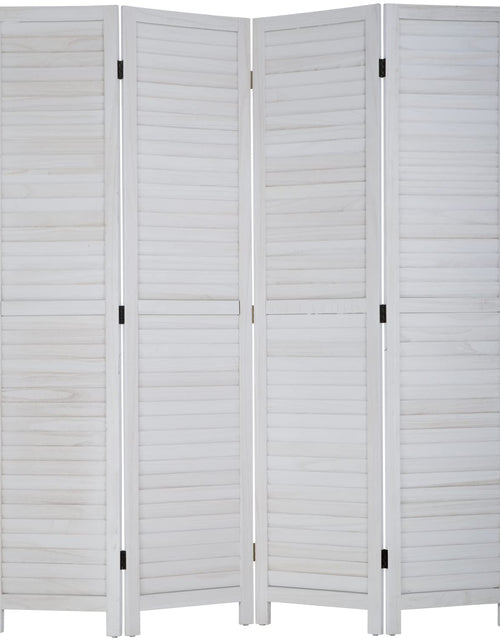 Load image into Gallery viewer, Room Divider Partition 4 Panel Privacy Screen Folding Screen Wood Frame Screen for Home Office Bedroom
