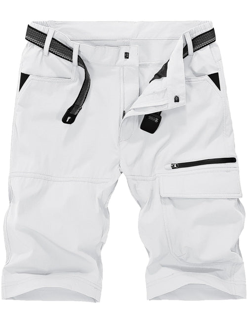 Load image into Gallery viewer, EKLENTSON Cargo Shorts for Men Waterproof Ripstop Work Shorts with Multi Pockets Camping Hiking Shorts for Men
