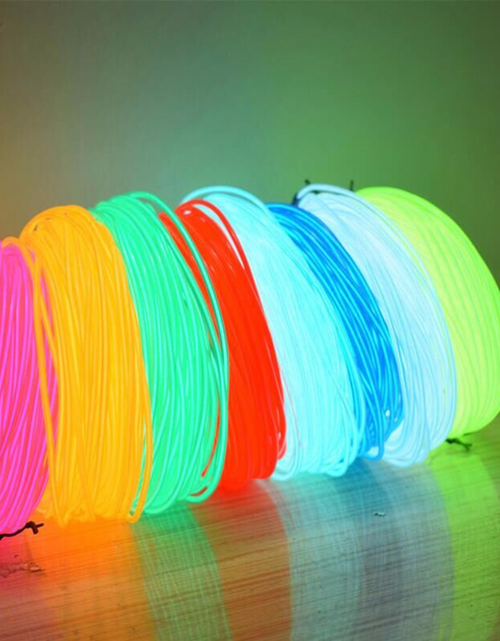 Load image into Gallery viewer, Neon LED Light Glow EL Wire String Strip Rope Tube Decor Car Party + Controller
