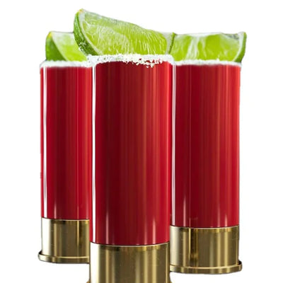 Plastic Shot Glass - Tequila and Bullet Design (12GA)