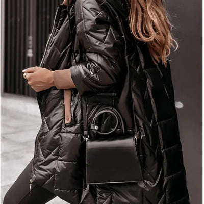 Solid Color Zipper Cotton Jacket