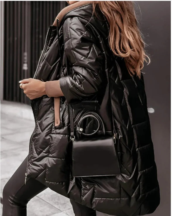 Solid Color Zipper Cotton Jacket