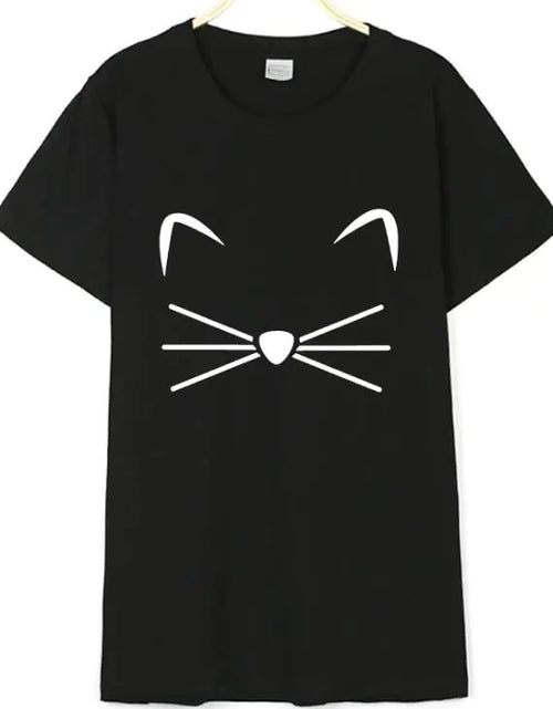 Load image into Gallery viewer, Cat Print T-Shirts for Men and Women

