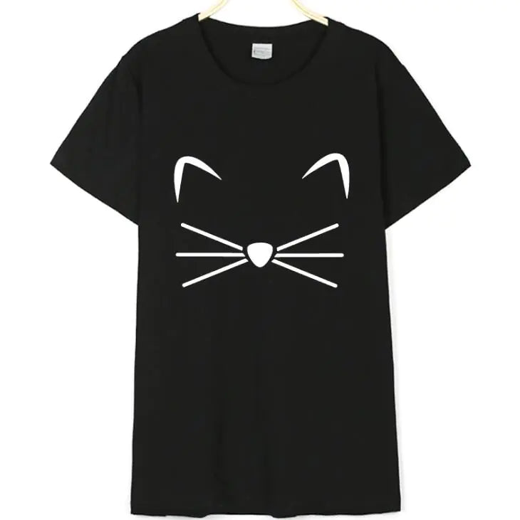 Cat Print T-Shirts for Men and Women
