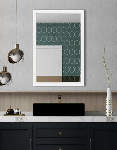 Charger l'image dans la visionneuse de galerie, Ruomeng Rectangular Wall Mirror 24" x 36" for Bathroom Bedroom Entryway Living Room White
