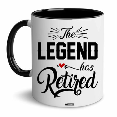 WHIDOBE Retirement Gifts Retirement Mug Retired Mug The Legend Has Retired Mug for Women Men Dad Mom Retired Calendar Mug Coworkers Office Family Idea Her Mothers Fathers Day Birthday Christmas