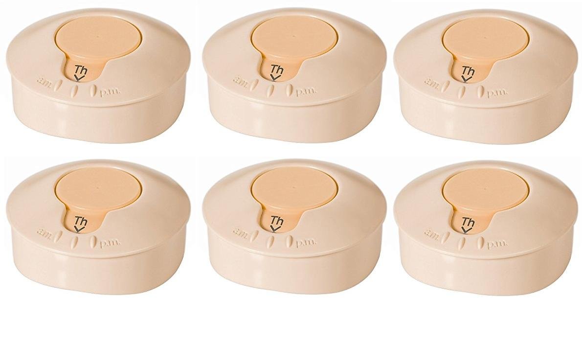 Medela Breastmilk Labeling Lids - 6 labeling lids in bulk non retail packaing
