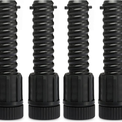 Niveladores de patas de estufa de camping, accesorios ajustables para estufas Camp Chef Explorer, aptos para estufas de camping al aire libre con patas redondas de 1.25" de diámetro, 4 piezas negras