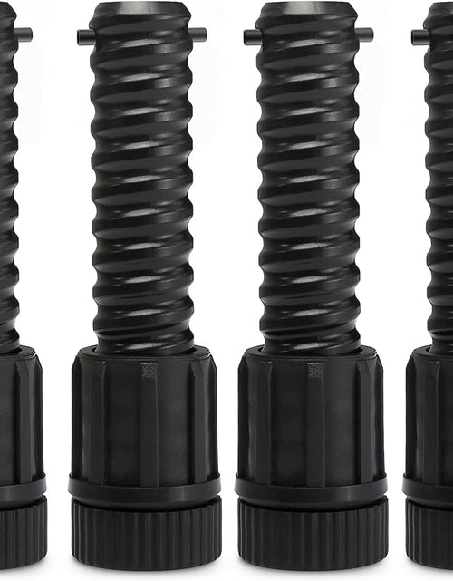 Charger l'image dans la visionneuse de galerie, Niveleurs de pieds réglables pour réchauds de camping Camp Chef Explorer – Accessoires pour réchauds de camping avec pieds ronds de 3,175 cm de diamètre – 4 pièces noires
