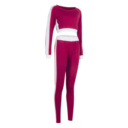 Women's 2-Piece Cotton Pullover Sweatsuit Set