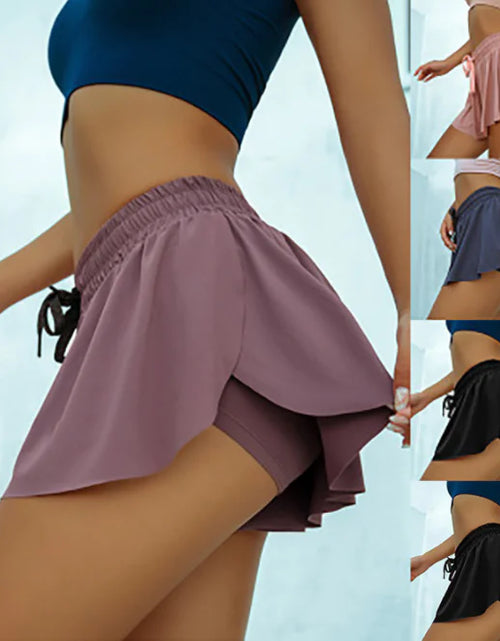 Load image into Gallery viewer, Breathable Nude Yoga Shorts for Sports Gym
