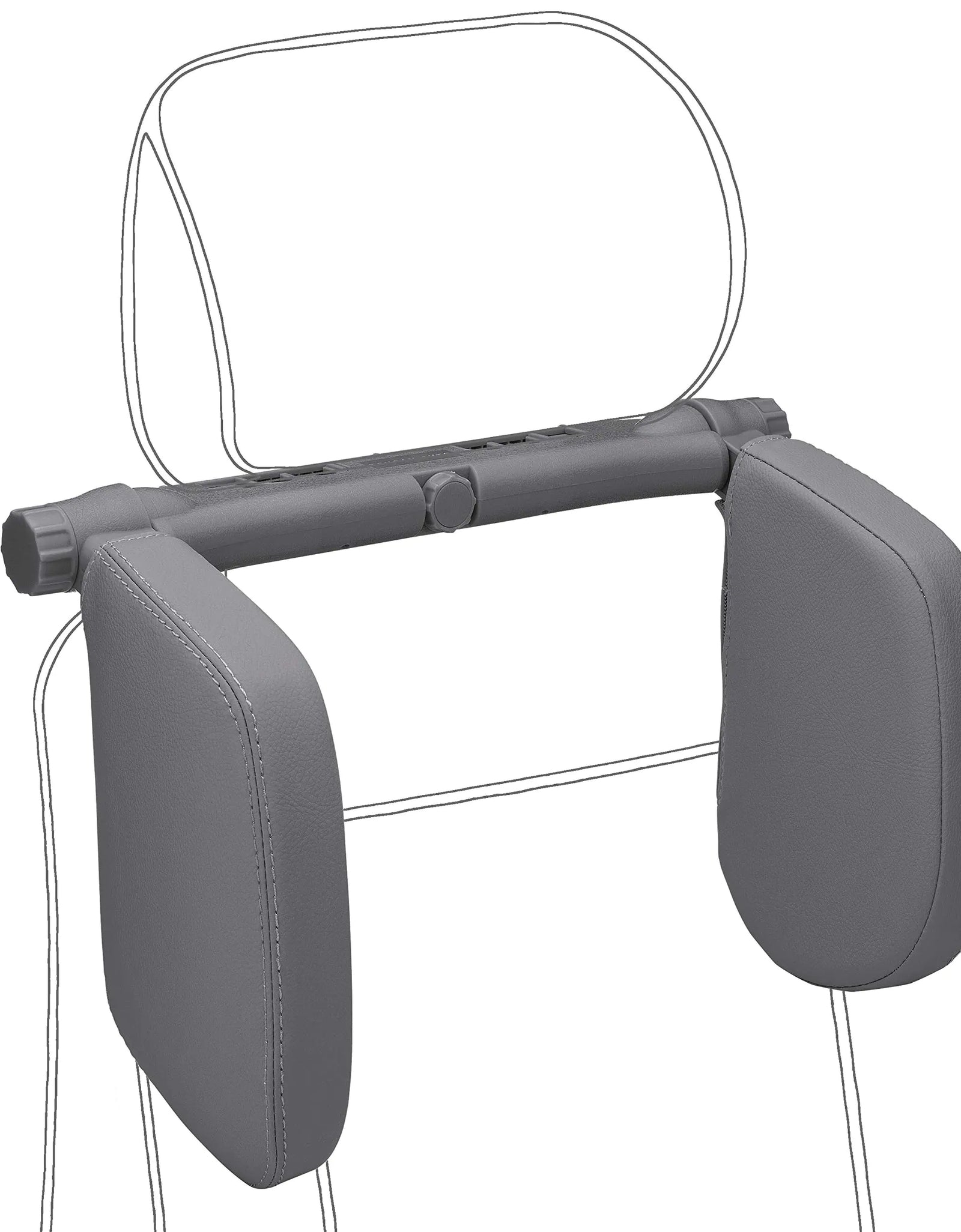 TOUCAN AUTO Headrest Pillows Universal Car Headrest Pillow/Car Neck Support. Car Seat Head Support for Toddler Carseat Kids Car Sleeping and Car Travel Accessories for Adults or Kids
