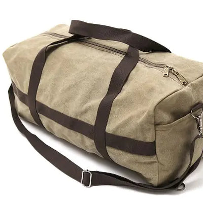 Canvas Travel Bag, Large Capacity Sports Tote for Men