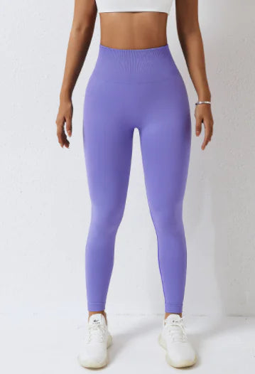 Peach Hip Shaping Running Sports Leggings