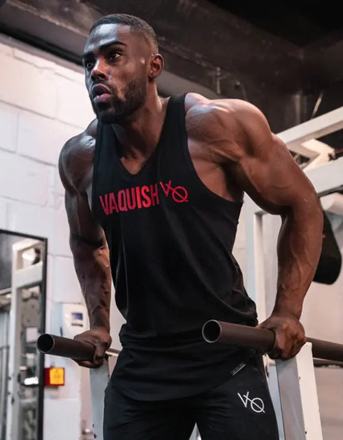 Load image into Gallery viewer, Men&#39;s Cotton Sleeveless Gym Fitness Training Vest
