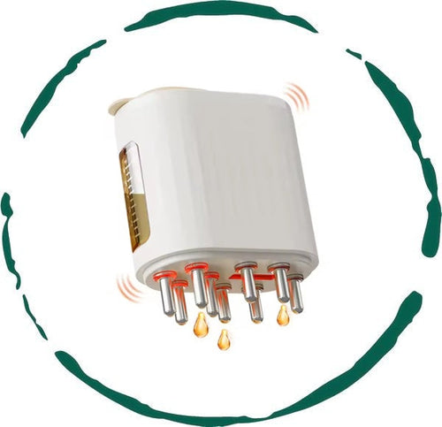 Cargar imagen en el visor de la galería, Electric Oil Applicator and Vibration Scalp Massager 2 in 1.

