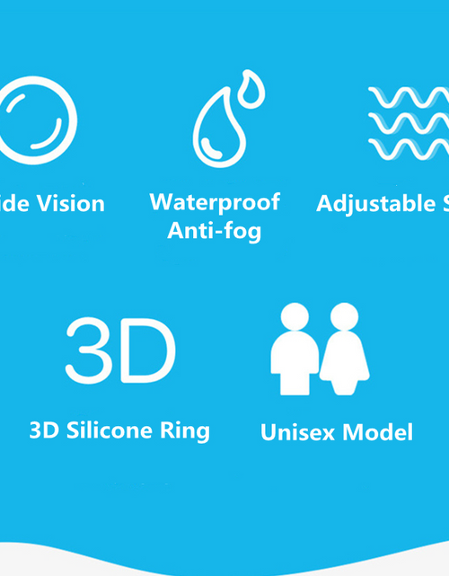 Load image into Gallery viewer, Clear Comfortable Swimming Goggles UV- Anti-Fog Swim Glasses Mirror Adult &amp; Kids

