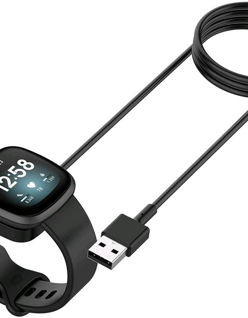 Load image into Gallery viewer, Wireless Charger For Fitbit Sense Versa 3 4 Watch USB Fast Charging Dock Cable
