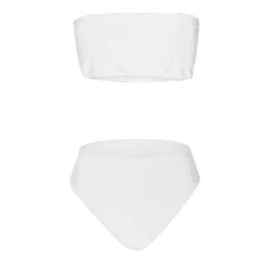 New Sexy Strapless High-Waisted Bikini Swimwear