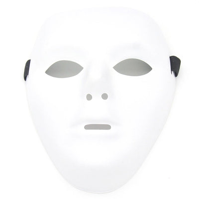 Kvvdi Male Scary White Blank Face Masks for Halloween DIY