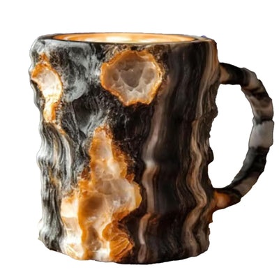 Grishay Luxegem Mug Sherum LuxeGem Mug Vianys Luxegem Mug Yifare LuxeGem Mug Mineral Crystal Coffee Mugs Crystal Mineral Coffee Mugs 2024 New Multi-colored Mineral Crystal Coffee Mug (Rock)