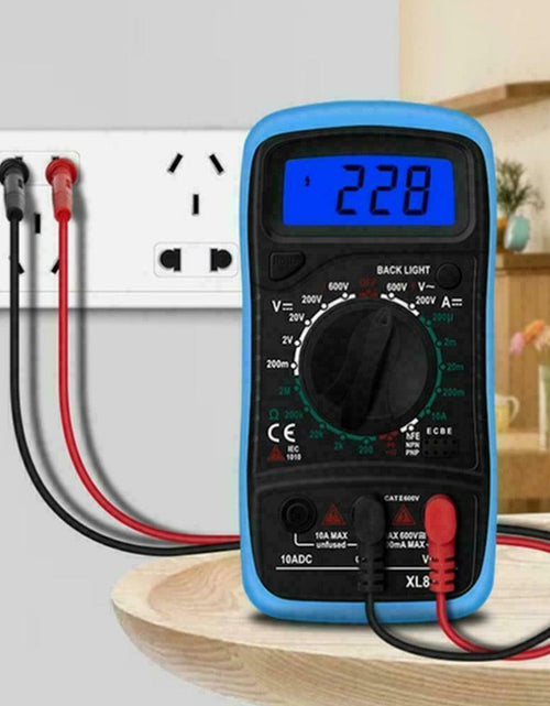 Load image into Gallery viewer, Digital Multimeter AC DC Voltmeter Ammeter Ohmmeter Volt Tester Meter XL830L USA
