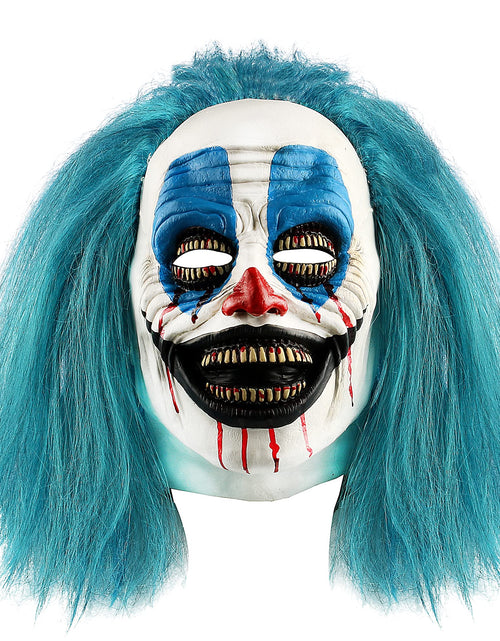 Load image into Gallery viewer, Xinkulas Scary Adult Clown Mask Masquerade Halloween Laughing Killer Joker Costume Prop (Tooth Eye)
