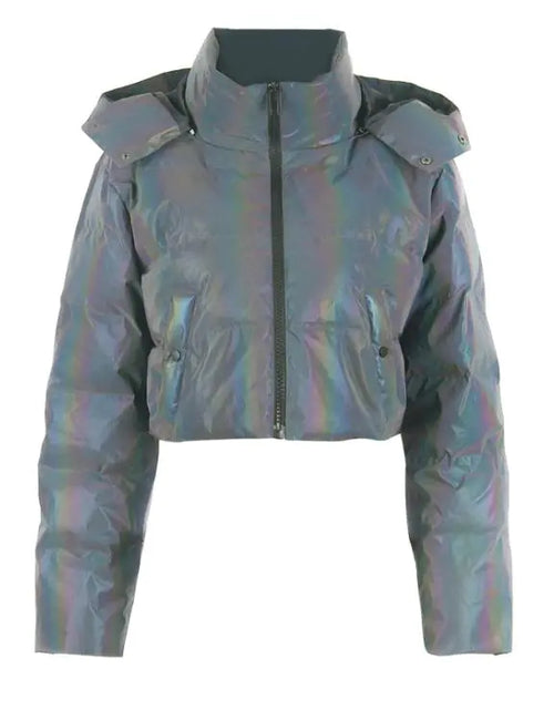 Load image into Gallery viewer, Reflective Jacket, Warm Coat, Women's Cotton Padded Jacket
