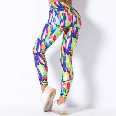 High Waist Stretch Fitness Running Pants