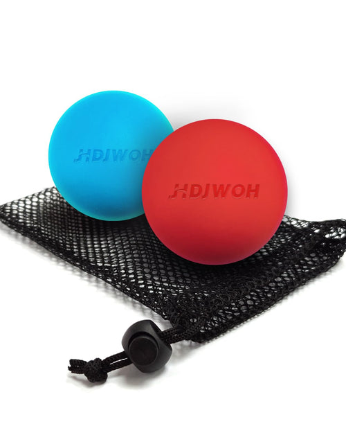 Load image into Gallery viewer, Portable Lacrosse Ball Massage Ball TherapyYoga Myofascial Release &amp; Trigger Point Therapy - Back Massage BallFoot Massage Ball Roller(2 Pack)

