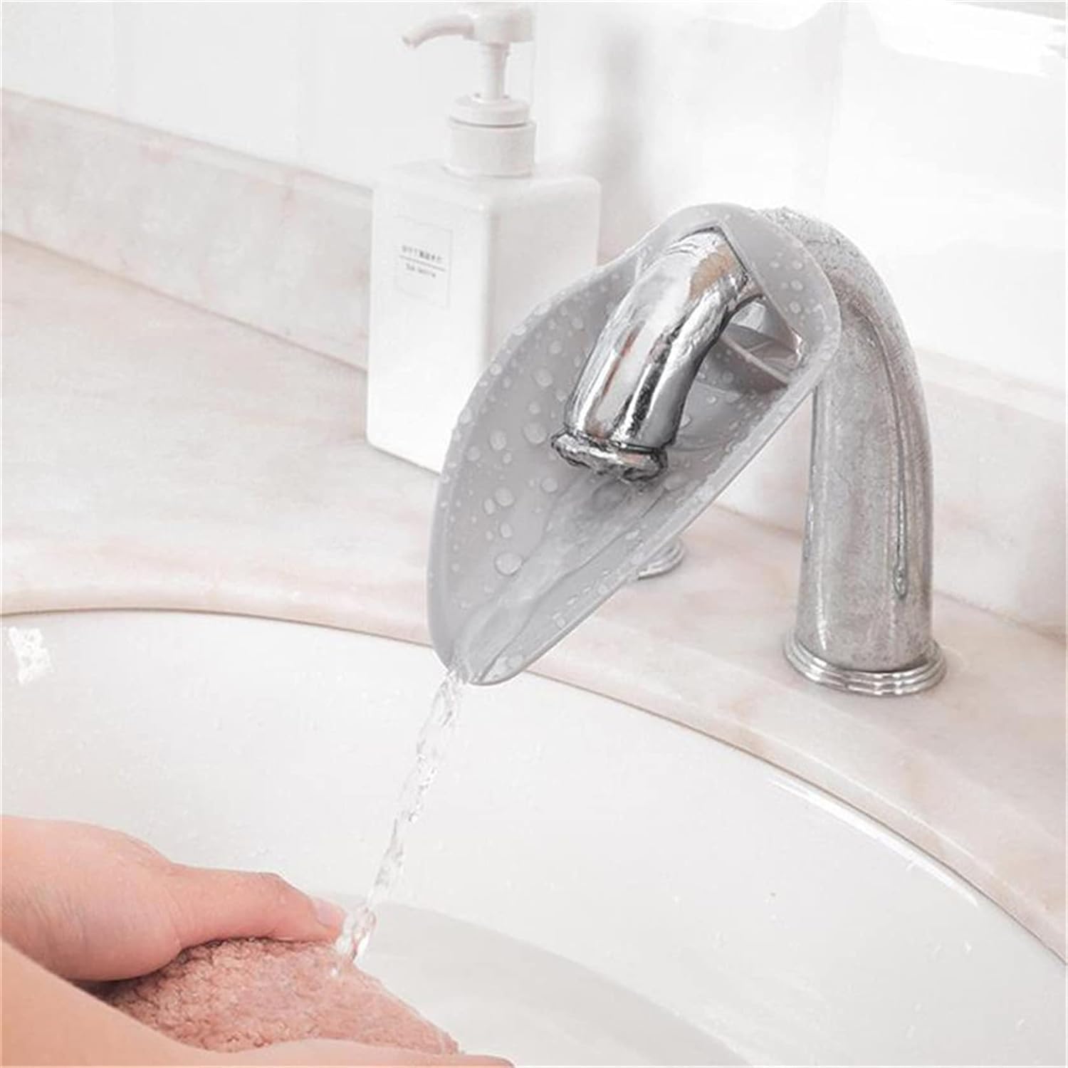 Faucet Extender for Toddlers - Sink Extender for Kids Hand Washing Bathroom Sink Spout Wash Helper for Children Baby Bathroom Safety Sink Extender for Kids Faucet Extender for Kids