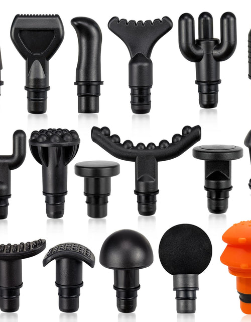 Charger l'image dans la visionneuse de galerie, KALAWW Massage Gun Heads for Massage Gun 17 Different Muscle Massager Heads ，Massage Gun Head Outer Diameter is 18.5mm (0.73 inch)
