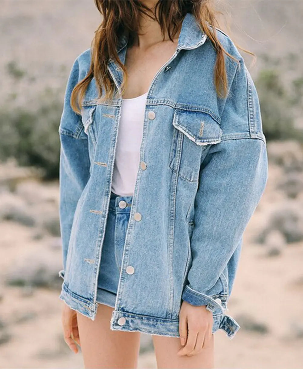 Mid-Length Denim Jacket