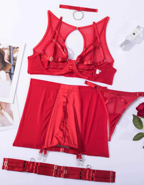 Load image into Gallery viewer, Summer 2022 Women's Fashion Mesh Lingerie with Underwire
