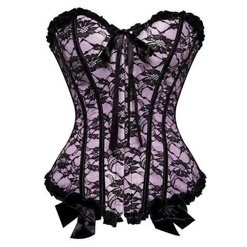 Load image into Gallery viewer, Lace Print Shapewear Dress with Ruffled Bow Detail
