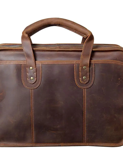 Load image into Gallery viewer, Handmade Leather Laptop Bag for Men
