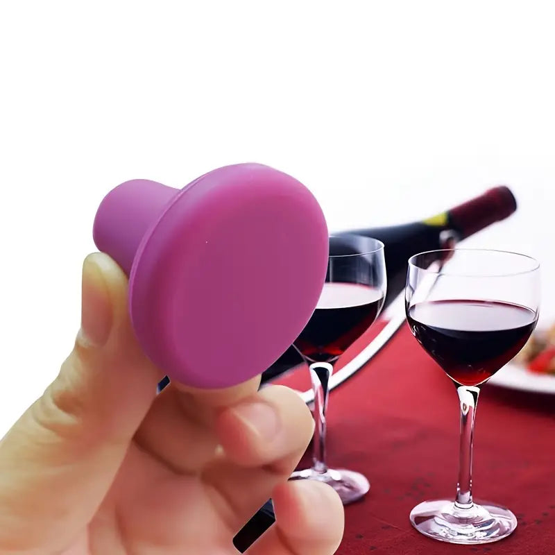 Silicone Wine Bottle Stopper - Single Piece