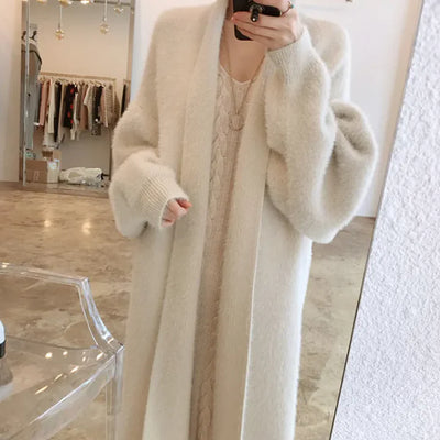 Cardigan en fourrure