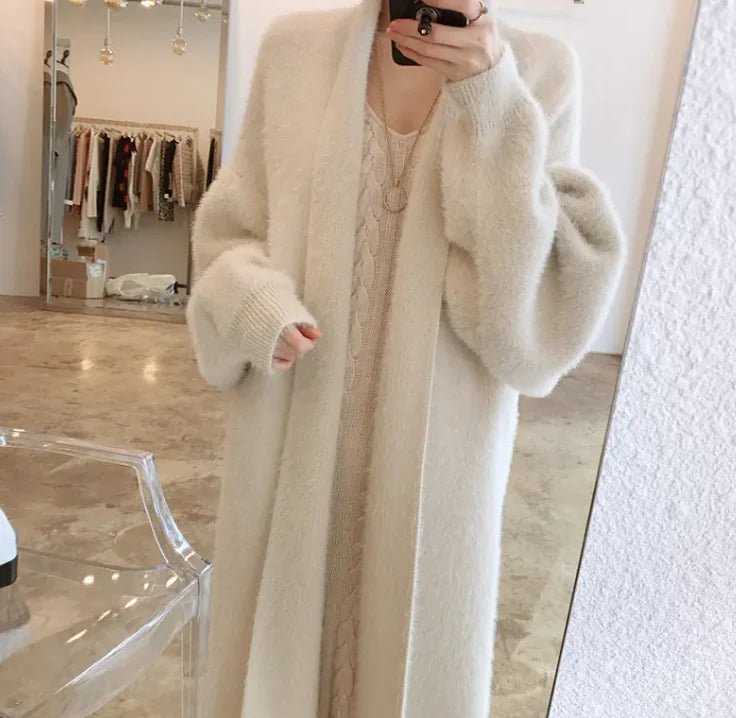 Cardigan en fourrure