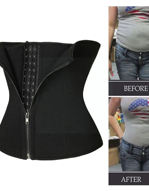 Cargar imagen en el visor de la galería, Faja corsé de entrenamiento de cintura para mujer
