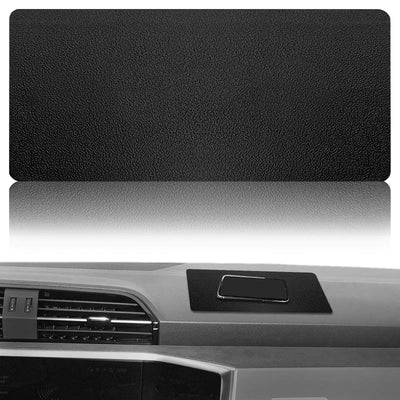 xbrtaia Alfombrilla para salpicadero con goma antideslizante, textura de piel, tamaño 10.6"x5.9", alfombrilla antideslizante para coche, accesorios para salpicadero de coche, organizador de interior de coche.