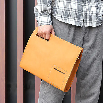 Jaimeda 2022 Fall Vintage Document Bag for Men