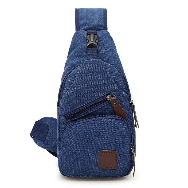 Canvas Crossbody Bag for Men - Trendy Chest Bag