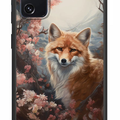 Jeuloth para Samsung Galaxy S20 FE Funda de Teléfono - Zorro Celestial en Flores Fundas de Teléfono Diseñadas - Fundas de Teléfono de TPU - Protección contra Caídas - Orificio Grande