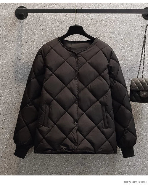 Load image into Gallery viewer, Lightweight Rhombus Down Jacket
