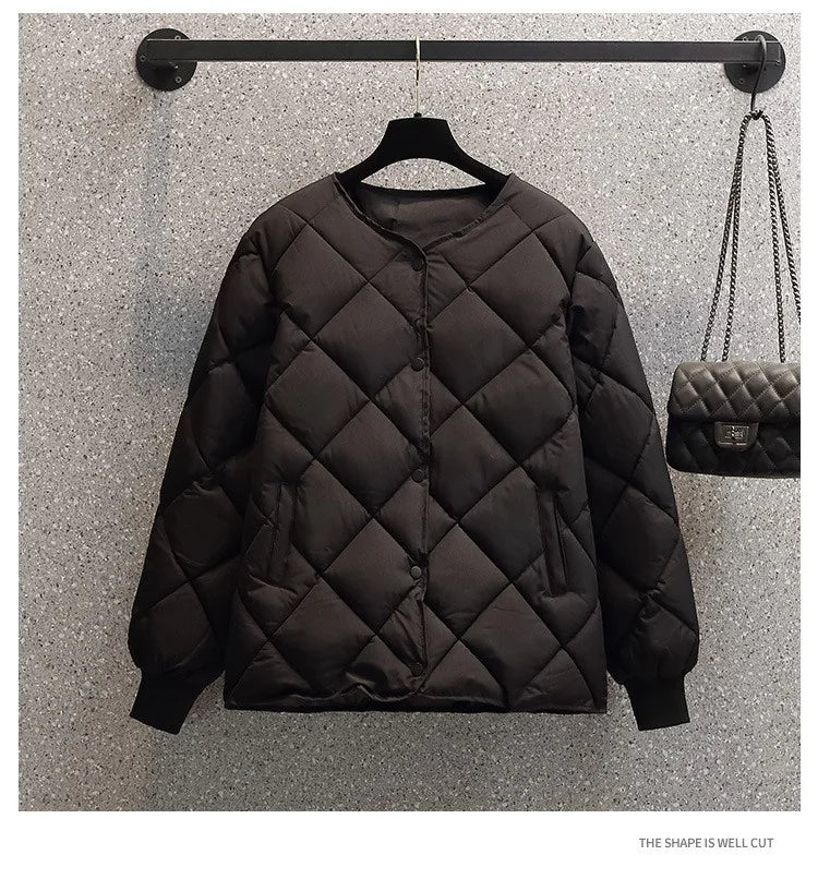 Lightweight Rhombus Down Jacket