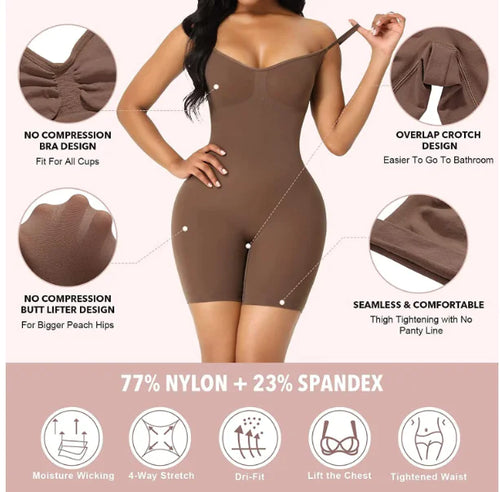 Load image into Gallery viewer, Plus Size Women's Stretch Shapewear Bodysuit
